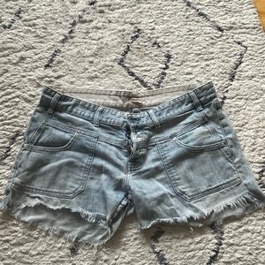 French Connection cutoff denim shorts